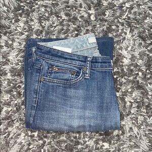 Joe's Jeans Factory Distressed Blue Denim Jeans Festival Casual Concert
